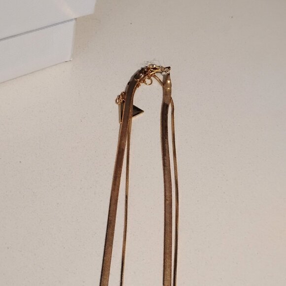 Gorgeous Double Layer Gold Necklace - Picture 3 of 6